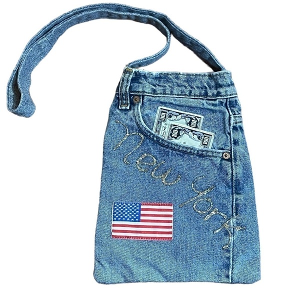 LEVI'S Handmade/Upcycled Purse. One of a Kind. - Picture 8 of 10